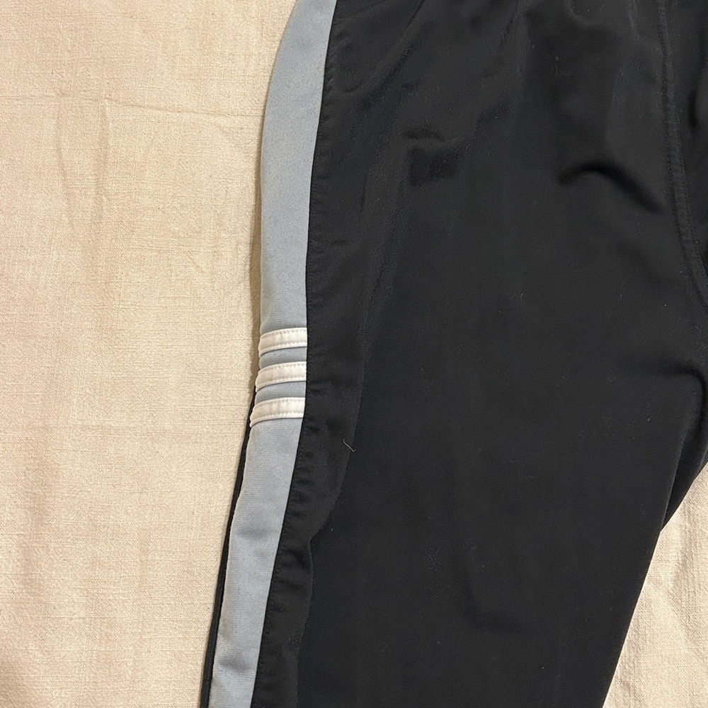 Adidas Black and Gray Track Pants - Picture 5 of 5